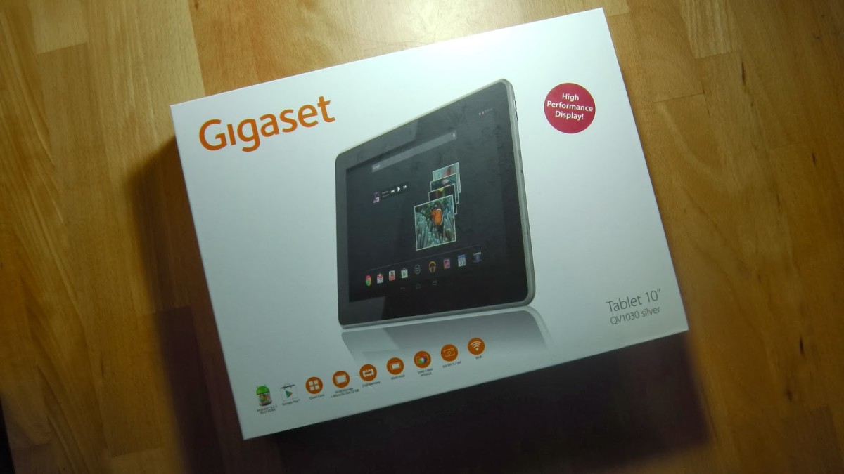 Gigaset QV1030 im Test: Mutiger Einstieg in die Tablet-Welt