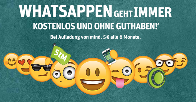Gewinnspiel: Gewinne eins von 15 WhatsApp Simkarten Paketen